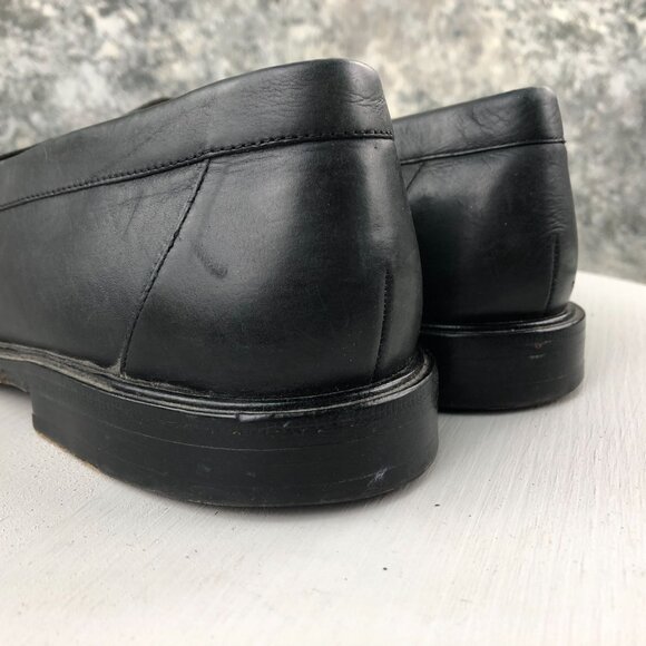 Cole Haan Men\'s Size 11M Black Leather Closed Toe Slip On Loafers Made In USA main image 9